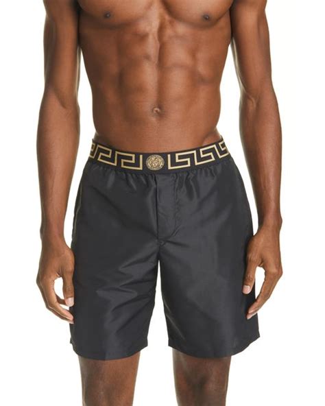 Versace Medusa Logo Swim Shorts Black Men's 